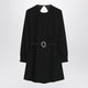 Saint Laurent Black Mini Dress With Belt