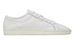 Saint Laurent White Leather Gym Sneakers