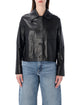Sword Sword 6.6.44 Nappa Leather Cropped Jacket