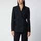 Róhe Black Doublebreasted Woolblend Jacket