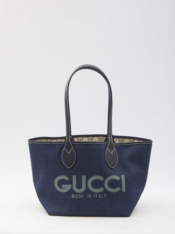 Gucci Denim Totissima Reversibile Shopping Bag