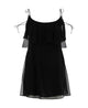 Saint Laurent Black Silk Clothing Dresses