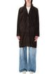 Sword Sword Suede Leather Coat