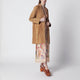 Sword 6644 Brown Long Suede Leather Jacket