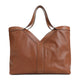 Saint Laurent Brown Leather Oversize Shopping Bag