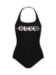 Gucci Sparkling Logo One Piece Swimsuit