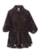 Sword Brown Leather Jacket