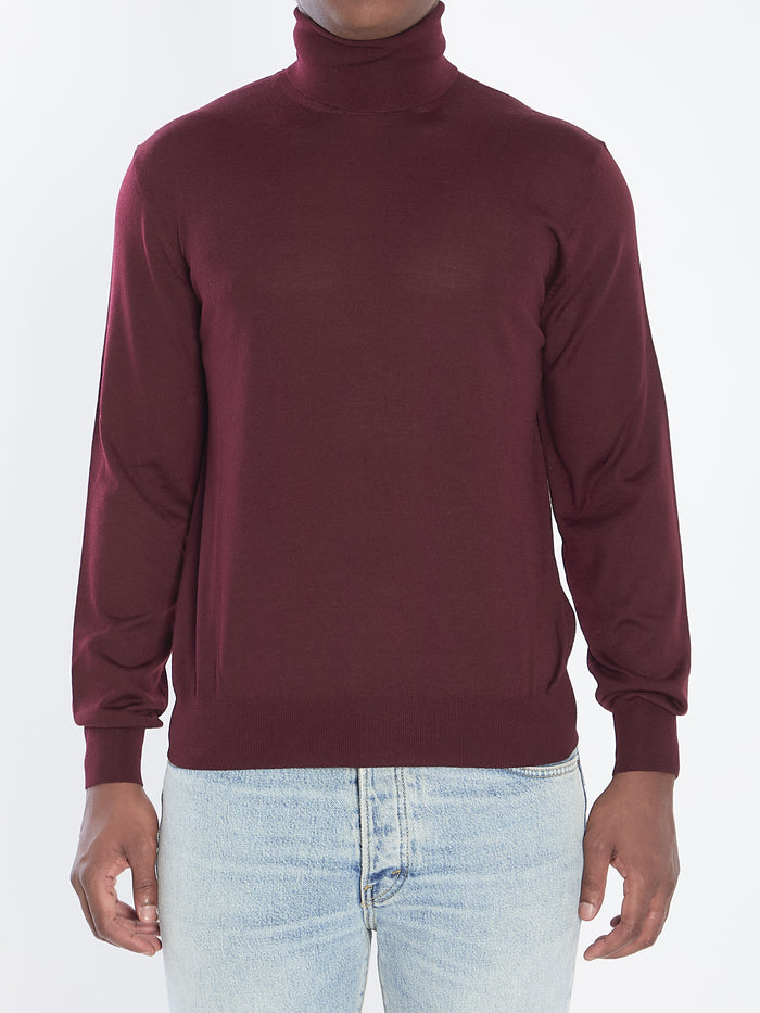 Saint Laurent Red Wool Pullover