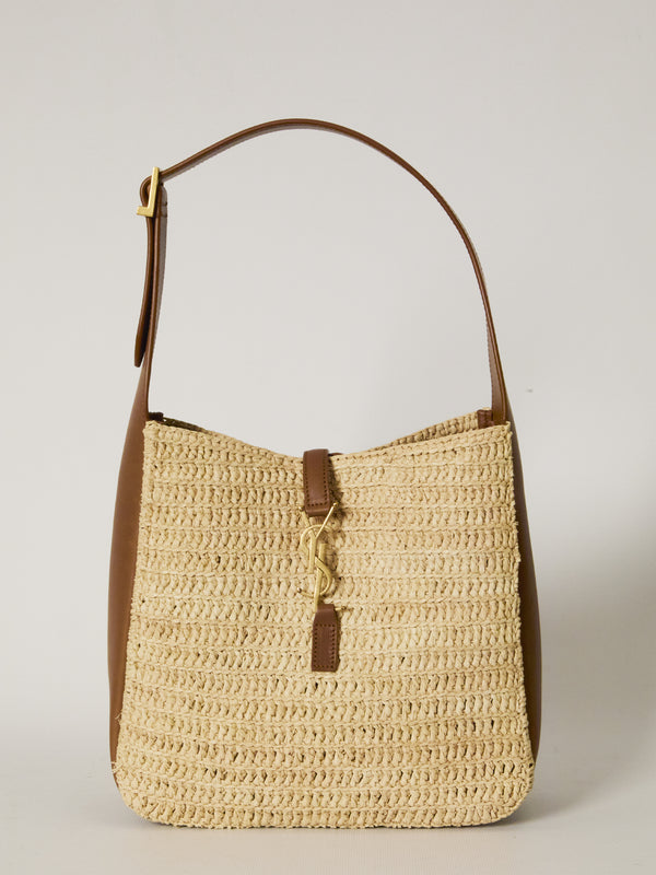 Saint Laurent Raffia Small Le 5 Ã¡ 7 Shoulder Bag