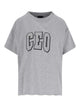 Balenciaga Grey Cotton T-Shirt