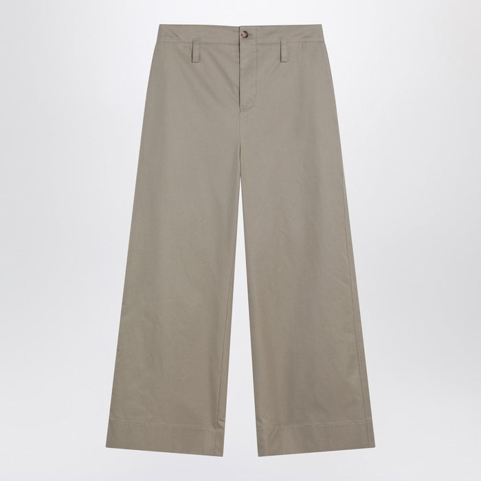 Alexander Mcqueen Beige Cotton Gabardine Chino Pants