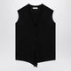 The Row  Black Wool Waistcoat Cardigan