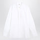 Saint Laurent White Cassandre Shirt In Cotton