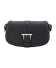 Alexander Mcqueen Black Leather Satchel Crossbody Bag