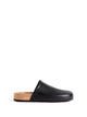 Balenciaga Black Calf Skin Sandals