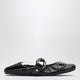 Balenciaga City Black Ballet Flats In Arena Lambskin Leather