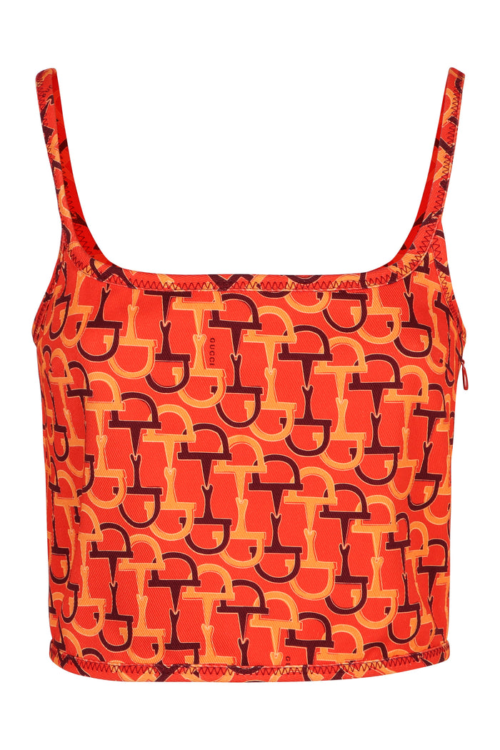 Gucci Printed Silk Top