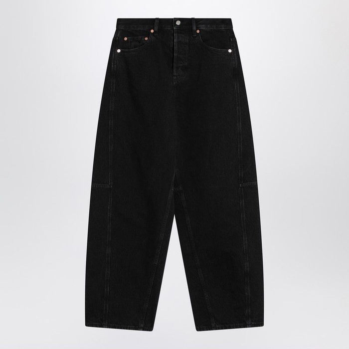 Gucci Balloon Pnt Black Denim_petite