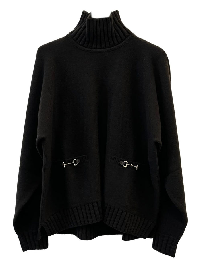 Gucci L/S Hg/Nk Top Ws/Wo Plain Stit