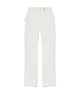 Alexander Mcqueen Optical White Cotton Jeans