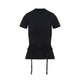 Balenciaga Black Stretch Cotton T-Shirt