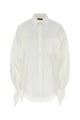 Balenciaga White Double-Breasted Tailored Shirt