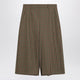 Saint Laurent Checked Wool Culotte Skirt