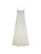 Saint Laurent Crafted From 100% Organic Cotton, This Saint Laurent Chalk-White Prairie Maxi Dress Features An Elegant Lace-Embroidered Bodice And Traditional Broderie Anglaise Detailing.