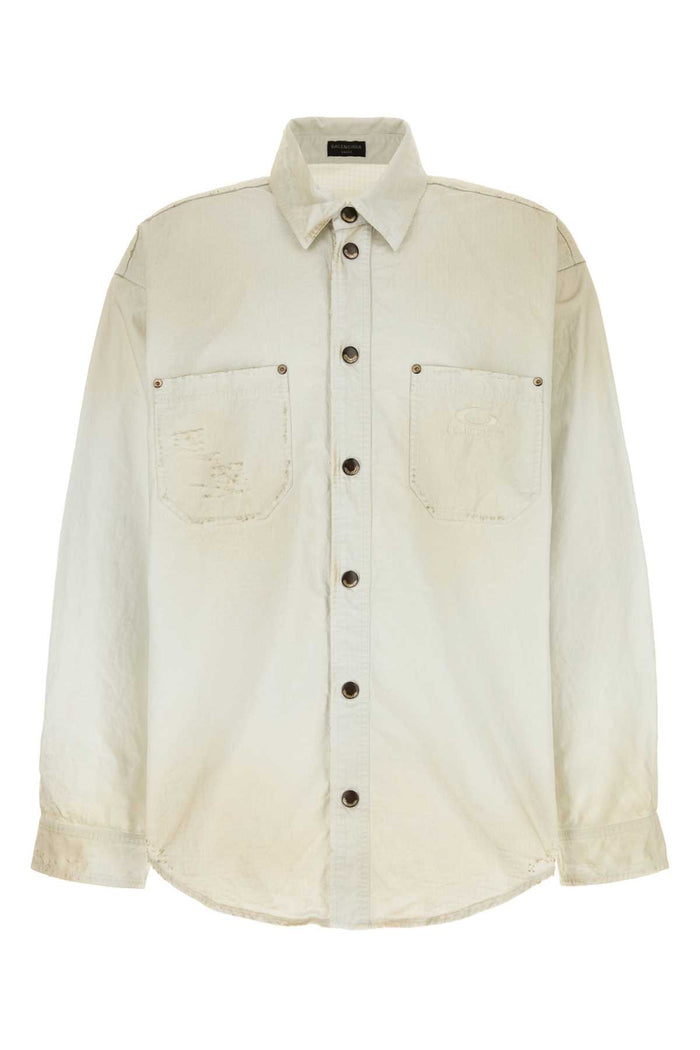 Balenciaga Sand Poplin Shirt