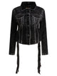 Balenciaga Denim Jacket With Laces