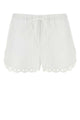 Gucci White Poplin Shorts