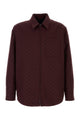 Gucci Burgundy Gg Fabric Jacket
