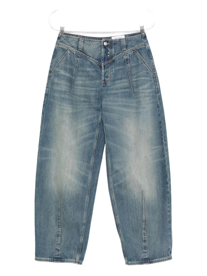 Alexander Mcqueen Blue Cotton Clothing Jeans