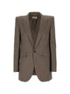 Saint Laurent Peak-Lapels Single-Breasted Blazer