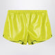 Gucci  Lime Green Shorts In Leather