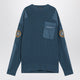 Balenciaga Blue Uniform Merch Cotton Jumper