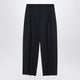 Alexander Mcqueen  Wide Navy Blue Wool Trousers
