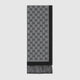 Gucci Wool Scarf Gg Jacquard
