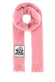 Alexander Mcqueen Pink Alpaca Blend Scarf