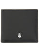 Alexander Mcqueen Black Leather Wallets