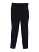 Gucci Dark Blue Wool Elastan Silk Pants
