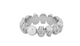 Alexander Mcqueen Silver Tone Skull Motif Pearl Band