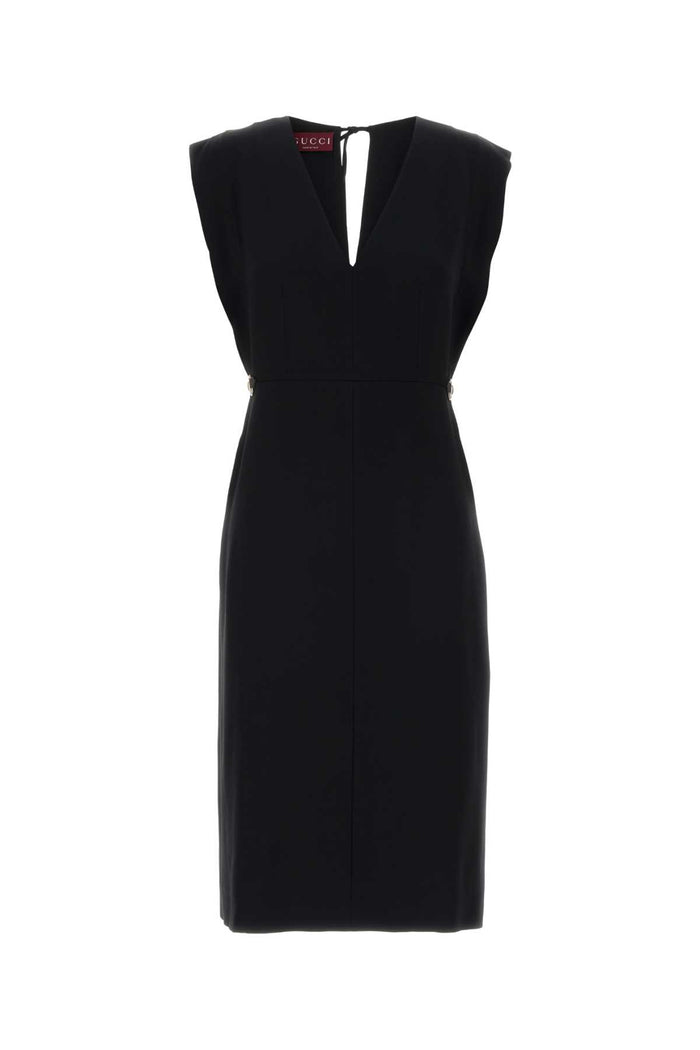 Gucci Black Crepe Dress