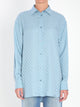 Gucci Light Blue Silk Oversize Shirt