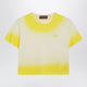 Gucci Yellow Cropped Tshirt With Gradient Effect