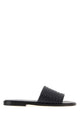 Bottega Veneta Slate Nappa Leather Elio Slippers