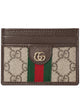 Gucci Striped Canvas Leather Wallet
