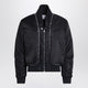 Alexander Mcqueen Black Nylon Zip Bomber