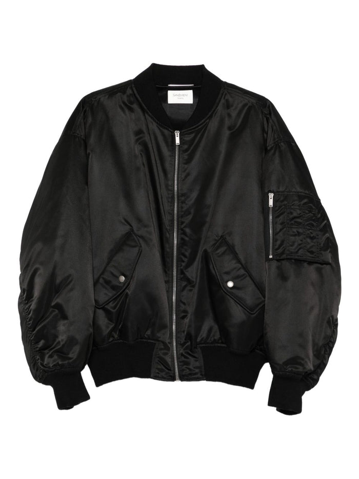 Saint Laurent Nylon Bomber Jacket