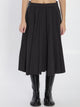 Balenciaga Two-Tone Twill And Denim Skirt
